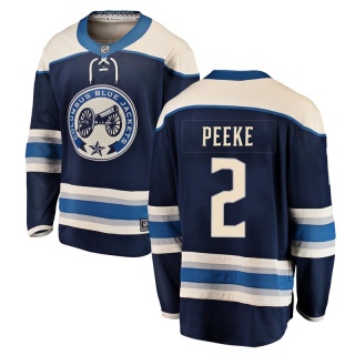 Men's Andrew Peeke Columbus Blue Jackets Fanatics Branded Alternate Jersey - Breakaway Blue