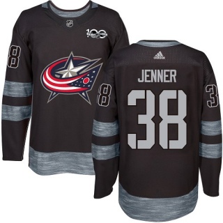 Men's Boone Jenner Columbus Blue Jackets Adidas 1917- 100th Anniversary Jersey - Authentic Black