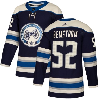 Men's Emil Bemstrom Columbus Blue Jackets Adidas Navy Alternate Jersey - Authentic Blue