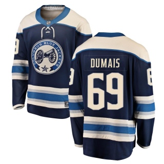 Men's Jordan Dumais Columbus Blue Jackets Fanatics Branded Alternate Jersey - Breakaway Blue