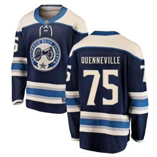 Men's Peter Quenneville Columbus Blue Jackets Fanatics Branded Alternate Jersey - Breakaway Blue
