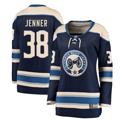 Women's Boone Jenner Columbus Blue Jackets Fanatics Branded Navy Alternate Jersey - Breakaway Blue