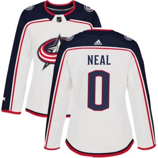 Women's James Neal Columbus Blue Jackets Adidas White Away Jersey - Authentic Blue