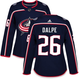 Women's Zac Dalpe Columbus Blue Jackets Adidas Home Jersey - Authentic Navy