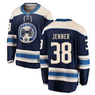 Youth Boone Jenner Columbus Blue Jackets Fanatics Branded Alternate Jersey - Breakaway Blue