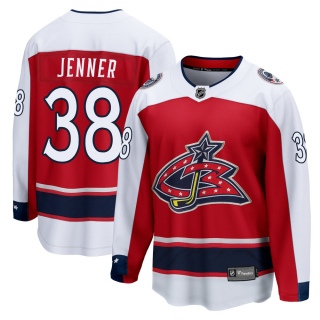 Youth Boone Jenner Columbus Blue Jackets Fanatics Branded Red 2020/21 Special Edition Jersey - Breakaway Blue