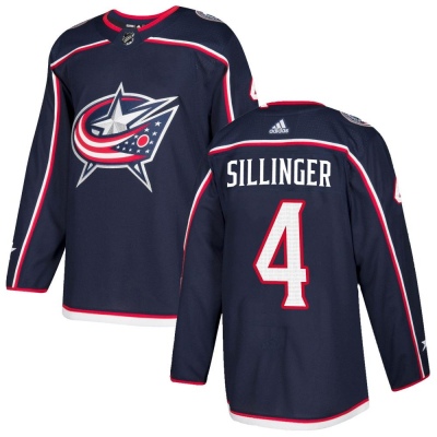 Youth Cole Sillinger Columbus Blue Jackets Adidas Navy Home Jersey - Authentic Blue