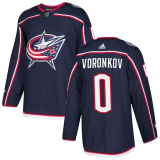 Youth Dmitri Voronkov Columbus Blue Jackets Adidas Navy Home Jersey - Authentic Blue