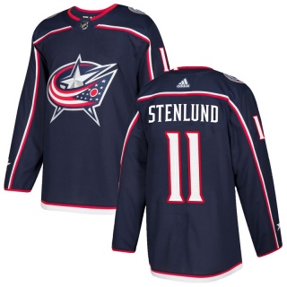 Youth Kevin Stenlund Columbus Blue Jackets Adidas Home Jersey - Authentic Navy