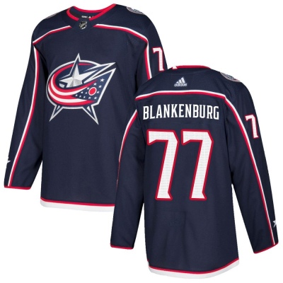 Youth Nick Blankenburg Columbus Blue Jackets Adidas Navy Home Jersey - Authentic Blue