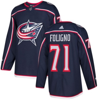 Youth Nick Foligno Columbus Blue Jackets Adidas Home Jersey - Authentic Navy Blue