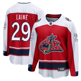 Youth Patrik Laine Columbus Blue Jackets Fanatics Branded Red 2020/21 Special Edition Jersey - Breakaway Blue